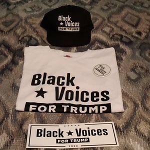 Black Voices For Trump swag